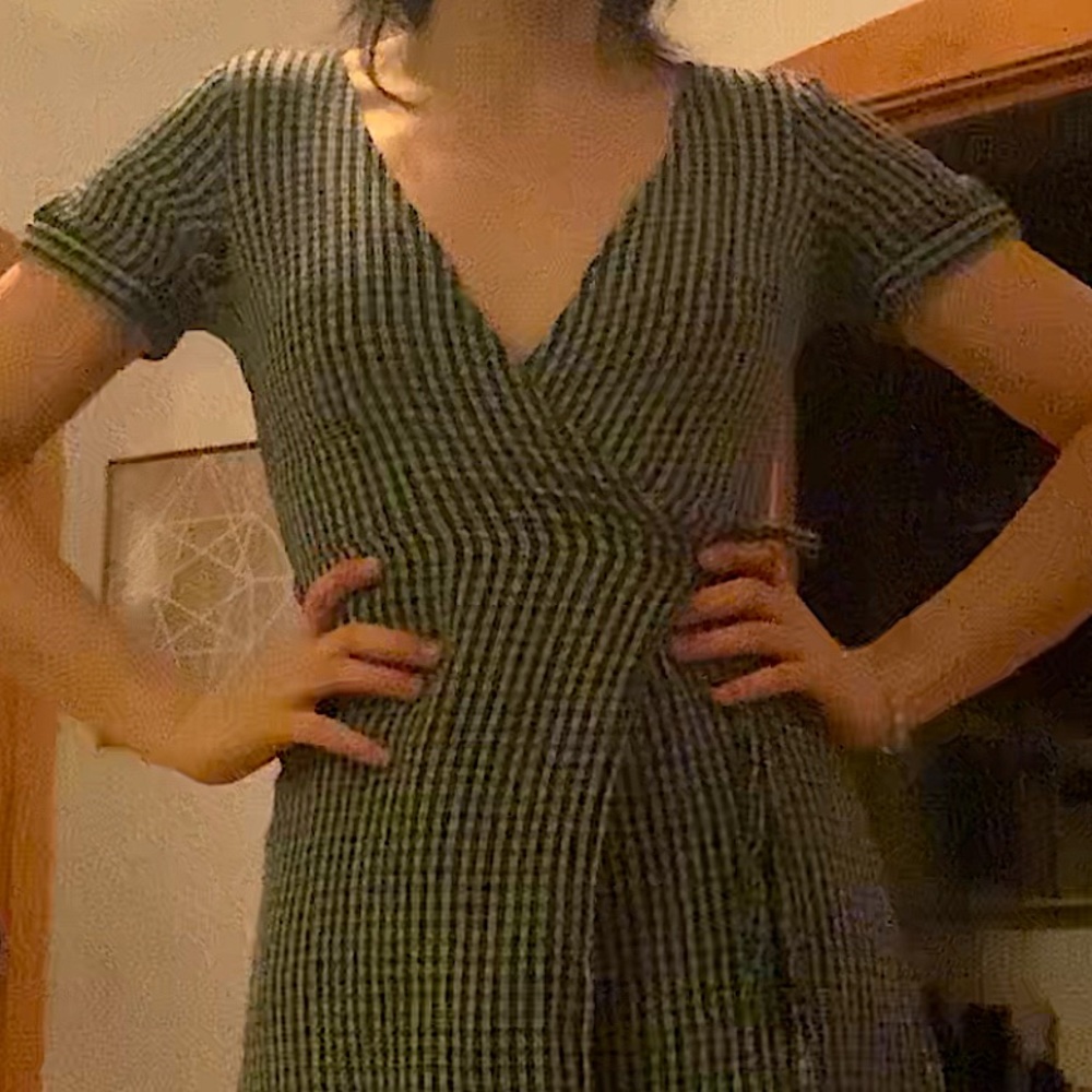 Green Plaid Dress